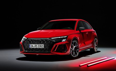 2022 Audi RS 3 Sportback (Color: Tango Red) Front Three-Quarter Wallpapers 450x275 (40)