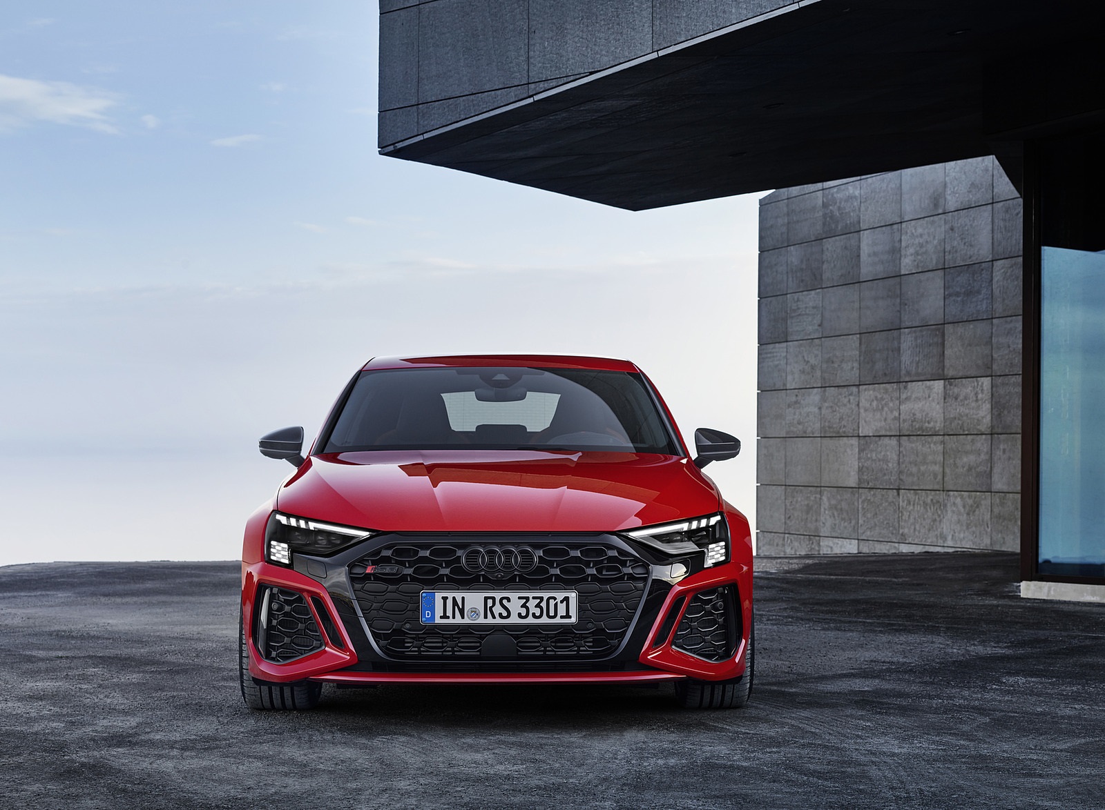 2022 Audi RS 3 Sportback (Color: Tango Red) Front Wallpapers (15)