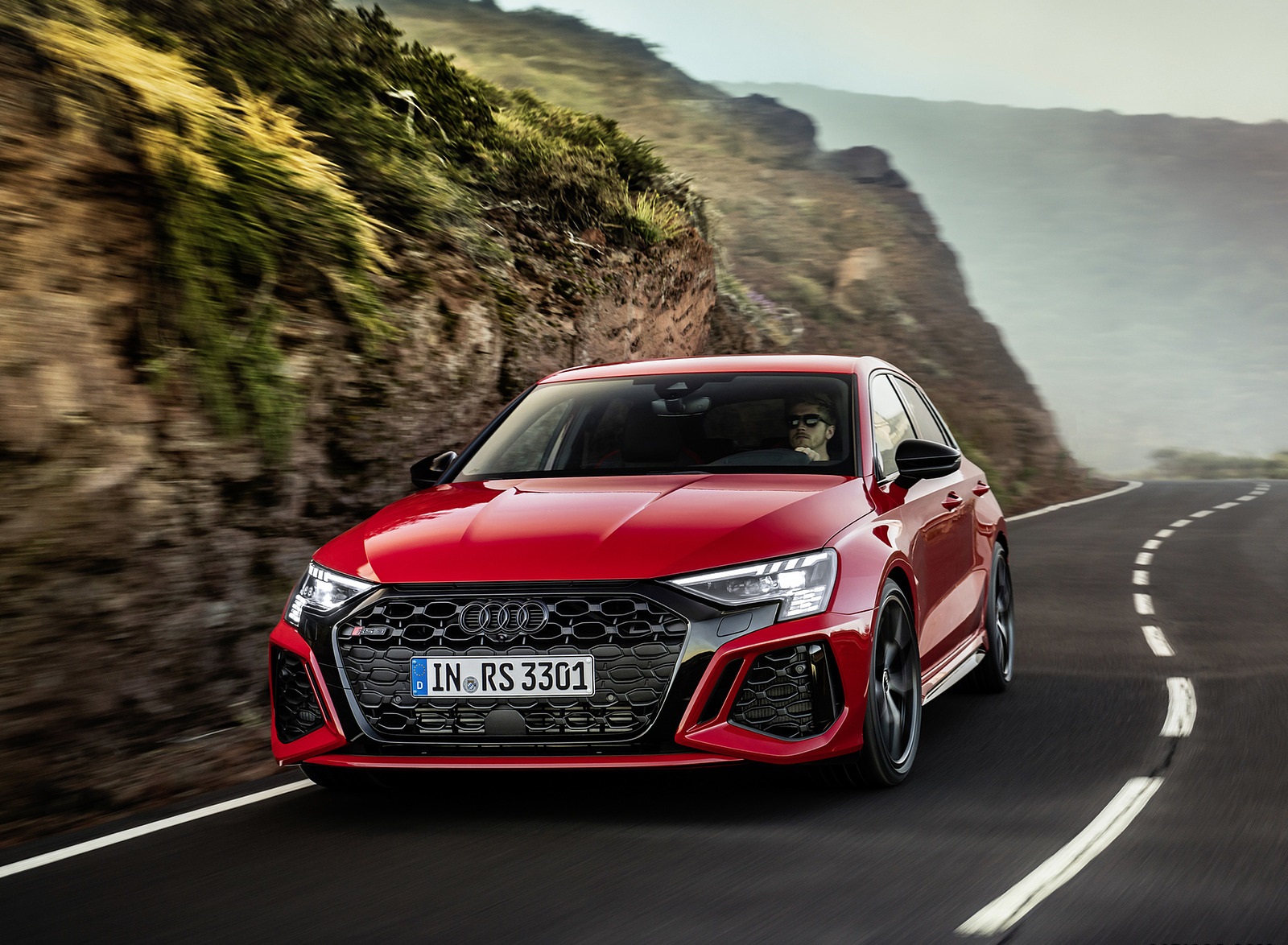 2022 Audi RS3 Sportback (Color: Tango Red) Front Wallpapers (10)
