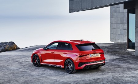 2022 Audi RS 3 Sportback (Color: Tango Red) Rear Three-Quarter Wallpapers 450x275 (17)