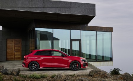 2022 Audi RS 3 Sportback (Color: Tango Red) Side Wallpapers 450x275 (19)
