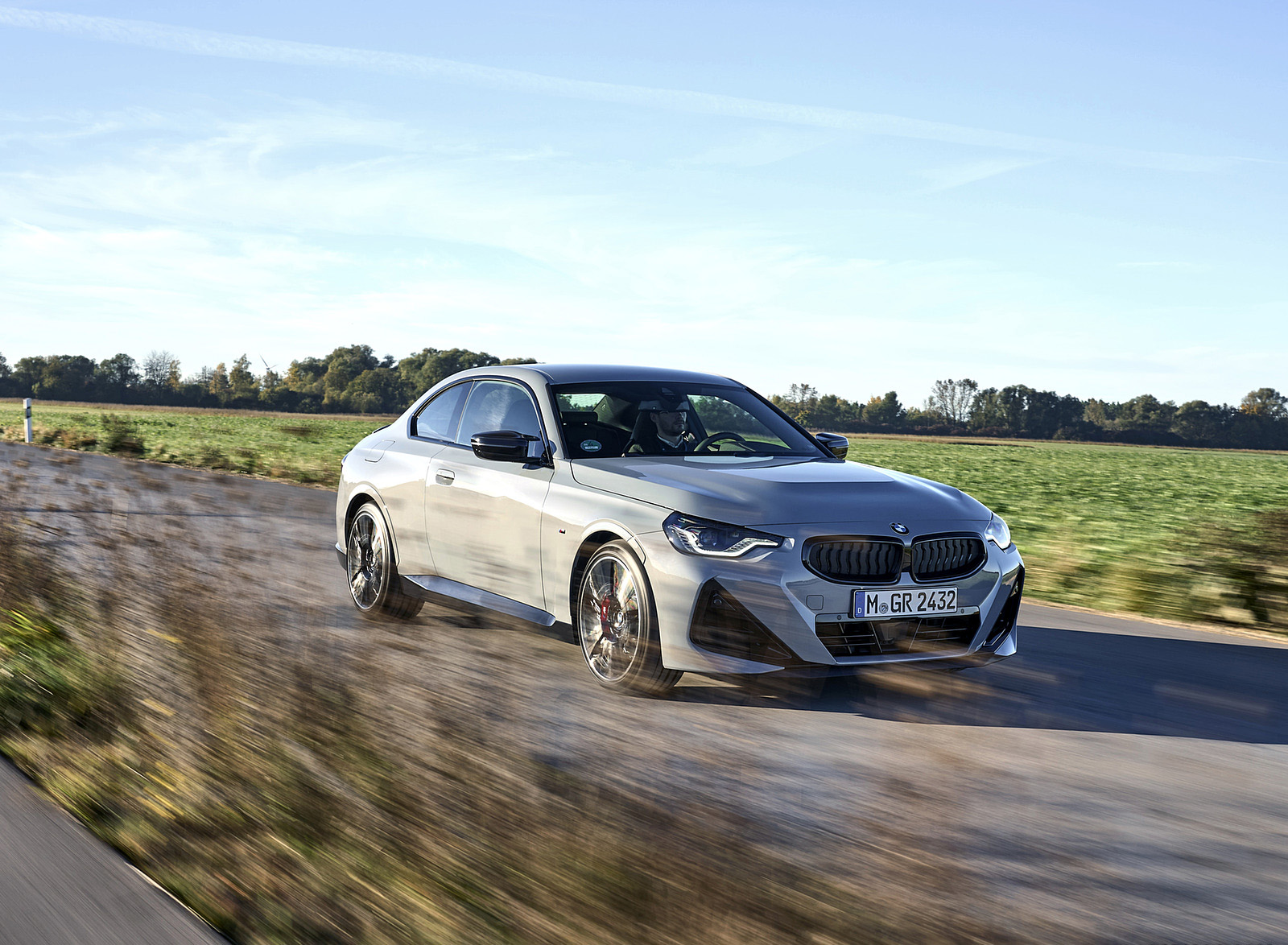 2022 BMW M240i Coupe xDrive (Color: Brooklyn Grey) Front Three-Quarter Wallpapers (9)