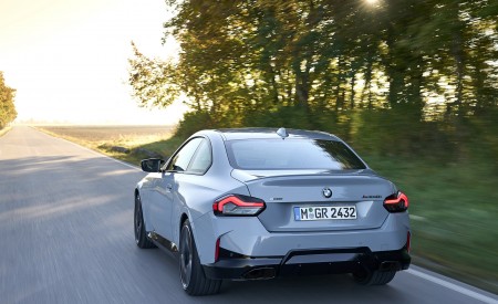 2022 BMW M240i Coupe xDrive (Color: Brooklyn Grey) Rear Wallpapers  450x275 (7)