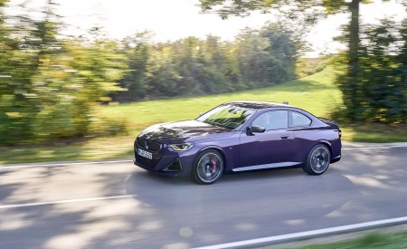 2022 BMW M240i Coupé xDrive (Color: Thundernight Metallic) Front Three-Quarter Wallpapers 450x275 (39)