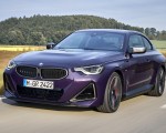 2022 BMW M240i Coupé xDrive (Color: Thundernight Metallic) Front Three-Quarter Wallpapers 150x120 (20)