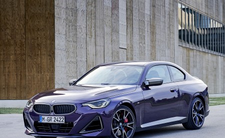 2022 BMW M240i Coupé xDrive (Color: Thundernight Metallic) Front Three-Quarter Wallpapers 450x275 (83)
