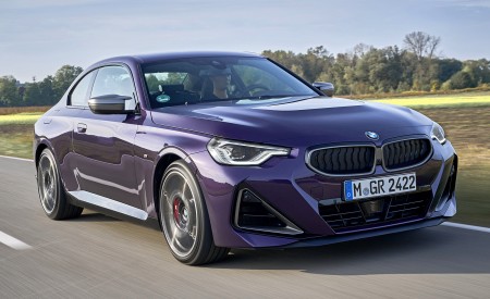 2022 BMW M240i Coupé xDrive (Color: Thundernight Metallic) Front Three-Quarter Wallpapers 450x275 (21)