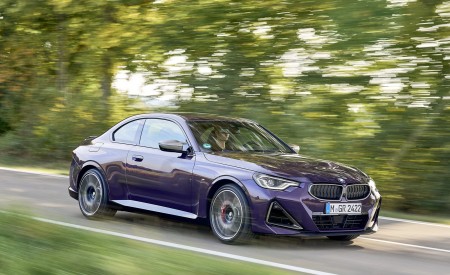 2022 BMW M240i Coupé xDrive (Color: Thundernight Metallic) Front Three-Quarter Wallpapers 450x275 (32)