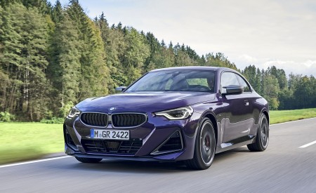 2022 BMW M240i Coupé xDrive (Color: Thundernight Metallic) Front Wallpapers 450x275 (22)