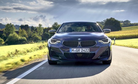 2022 BMW M240i Coupé xDrive (Color: Thundernight Metallic) Front Wallpapers 450x275 (26)