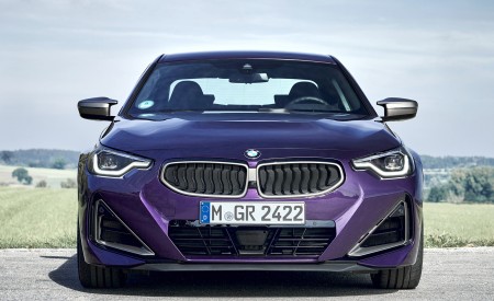 2022 BMW M240i Coupé xDrive (Color: Thundernight Metallic) Front Wallpapers 450x275 (76)