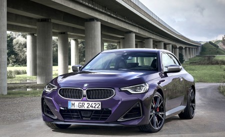 2022 BMW M240i Coupé xDrive (Color: Thundernight Metallic) Front Wallpapers 450x275 (64)