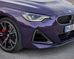 2022 BMW M240i Coupé xDrive (Color: Thundernight Metallic) Headlight Wallpapers 150x120