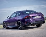 2022 BMW M240i Coupé xDrive (Color: Thundernight Metallic) Rear Three-Quarter Wallpapers 150x120