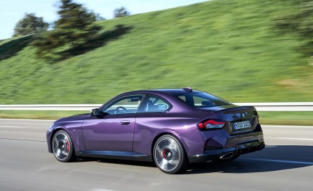 2022 BMW M240i Coupé xDrive (Color: Thundernight Metallic) Rear Three-Quarter Wallpapers 450x275 (41)