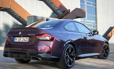 2022 BMW M240i Coupé xDrive (Color: Thundernight Metallic) Rear Three-Quarter Wallpapers 450x275 (89)