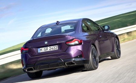 2022 BMW M240i Coupé xDrive (Color: Thundernight Metallic) Rear Wallpapers 450x275 (53)