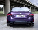 2022 BMW M240i Coupé xDrive (Color: Thundernight Metallic) Rear Wallpapers 150x120