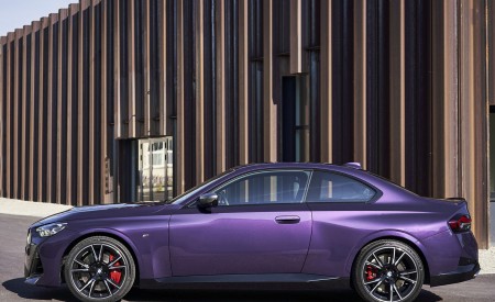 2022 BMW M240i Coupé xDrive (Color: Thundernight Metallic) Side Wallpapers 450x275 (92)