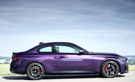 2022 BMW M240i Coupé xDrive (Color: Thundernight Metallic) Side Wallpapers 450x275 (79)