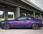2022 BMW M240i Coupé xDrive (Color: Thundernight Metallic) Side Wallpapers 150x120