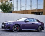 2022 BMW M240i Coupé xDrive (Color: Thundernight Metallic) Side Wallpapers 150x120