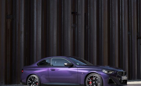 2022 BMW M240i Coupé xDrive (Color: Thundernight Metallic) Side Wallpapers 450x275 (93)