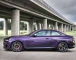 2022 BMW M240i Coupé xDrive (Color: Thundernight Metallic) Side Wallpapers 150x120