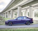 2022 BMW M240i Coupé xDrive (Color: Thundernight Metallic) Side Wallpapers 150x120