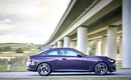 2022 BMW M240i Coupé xDrive (Color: Thundernight Metallic) Side Wallpapers 450x275 (57)