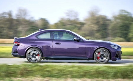 2022 BMW M240i Coupé xDrive (Color: Thundernight Metallic) Side Wallpapers 450x275 (58)
