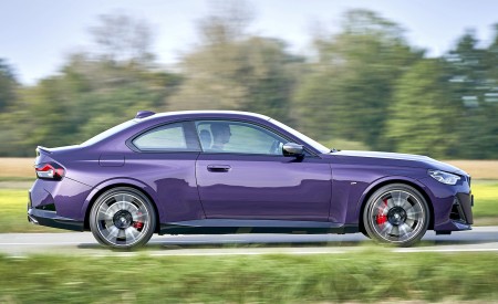 2022 BMW M240i Coupé xDrive (Color: Thundernight Metallic) Side Wallpapers 450x275 (60)