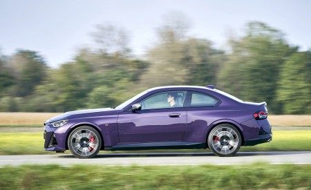 2022 BMW M240i Coupé xDrive (Color: Thundernight Metallic) Side Wallpapers  450x275 (61)