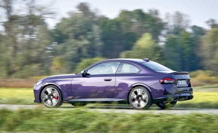 2022 BMW M240i Coupé xDrive (Color: Thundernight Metallic) Side Wallpapers 450x275 (62)