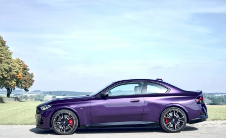 2022 BMW M240i Coupé xDrive (Color: Thundernight Metallic) Side Wallpapers 450x275 (75)