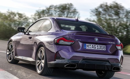 2022 BMW M240i xDrive Coupe Rear Three-Quarter Wallpapers 450x275 (126)