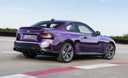 2022 BMW M240i xDrive Coupe Rear Three-Quarter Wallpapers 450x275 (129)