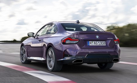 2022 BMW M240i xDrive Coupe Rear Three-Quarter Wallpapers 450x275 (127)