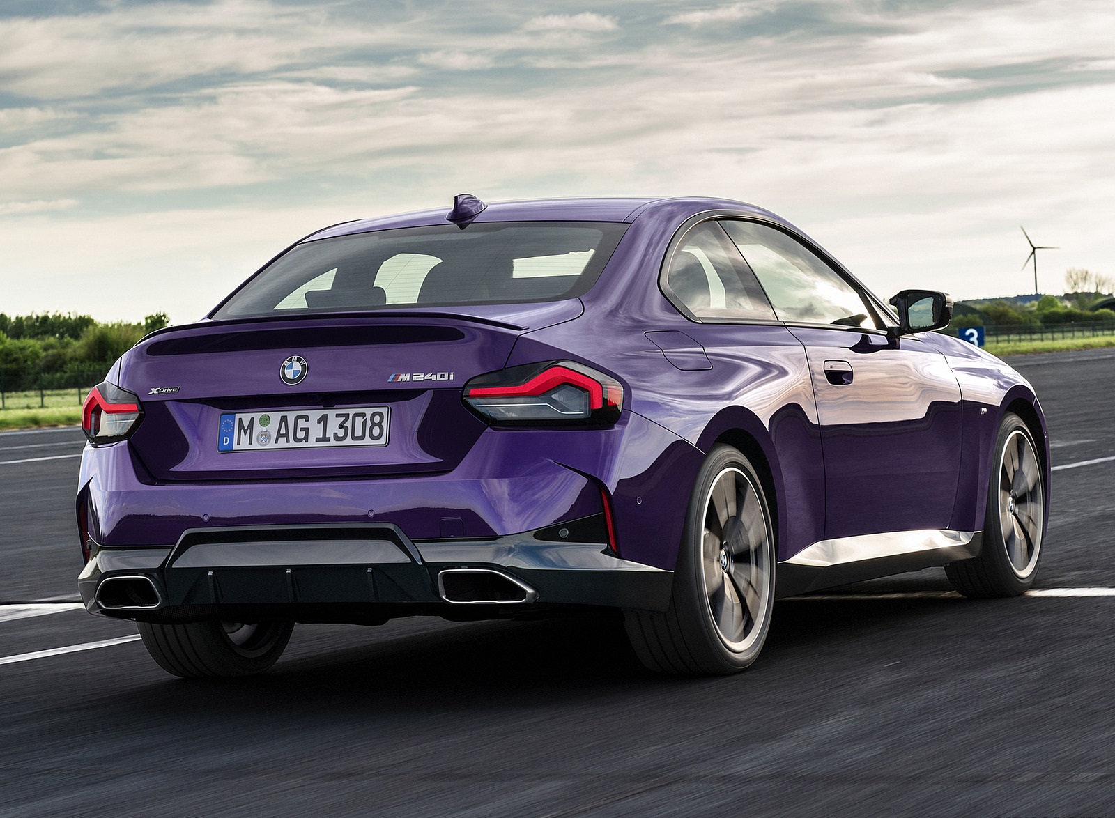 2022 BMW M240i xDrive Coupe Rear Three-Quarter Wallpapers (9)