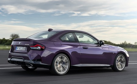 2022 BMW M240i xDrive Coupe Rear Three-Quarter Wallpapers 450x275 (118)