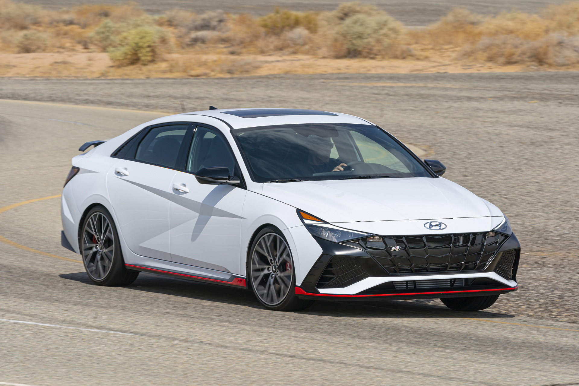 2022 Hyundai Elantra N Front Wallpapers (2)