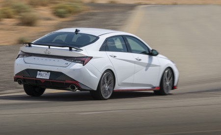 2022 Hyundai Elantra N Rear Three-Quarter Wallpapers 450x275 (7)