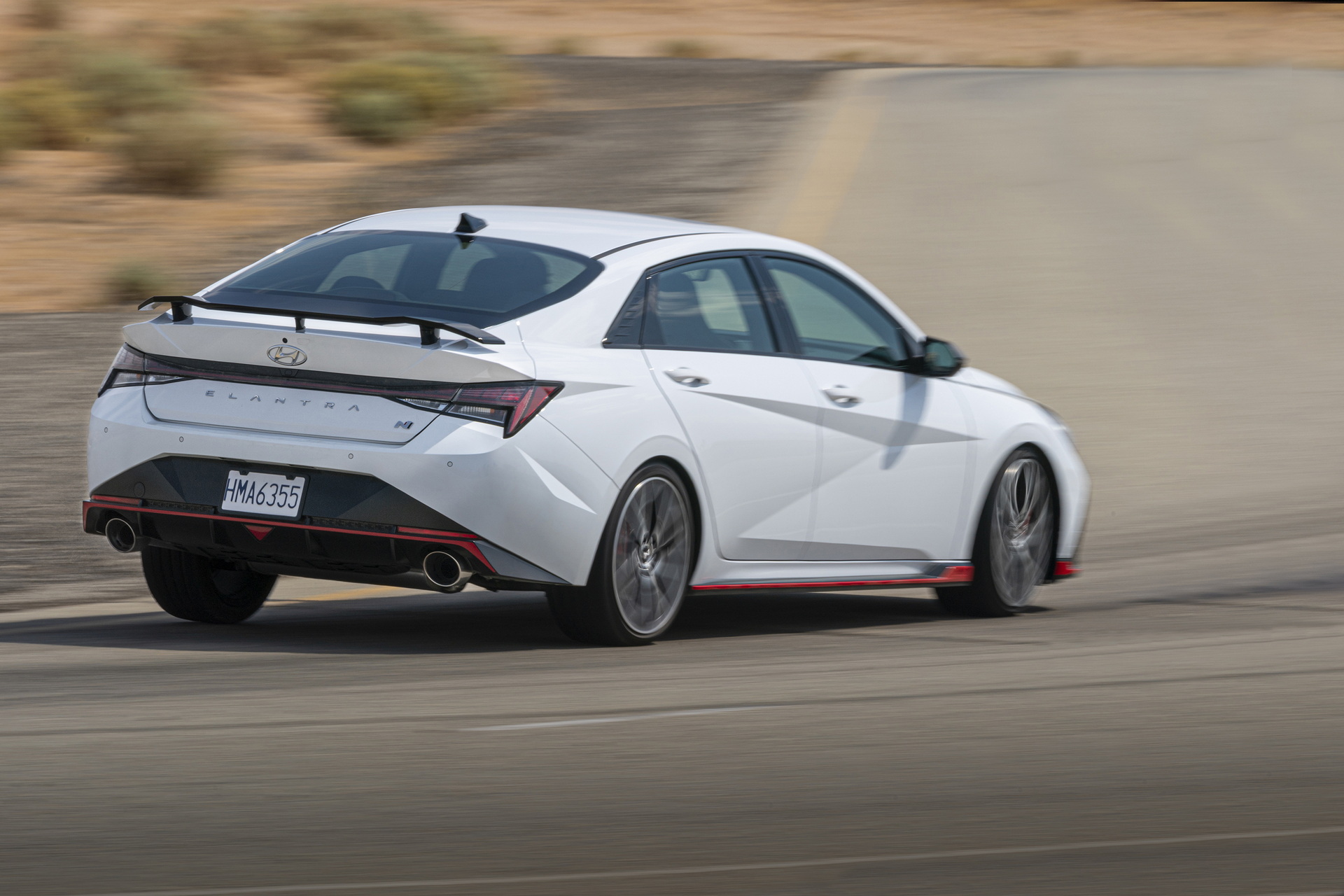 2022 Hyundai Elantra N Rear Three-Quarter Wallpapers (7)