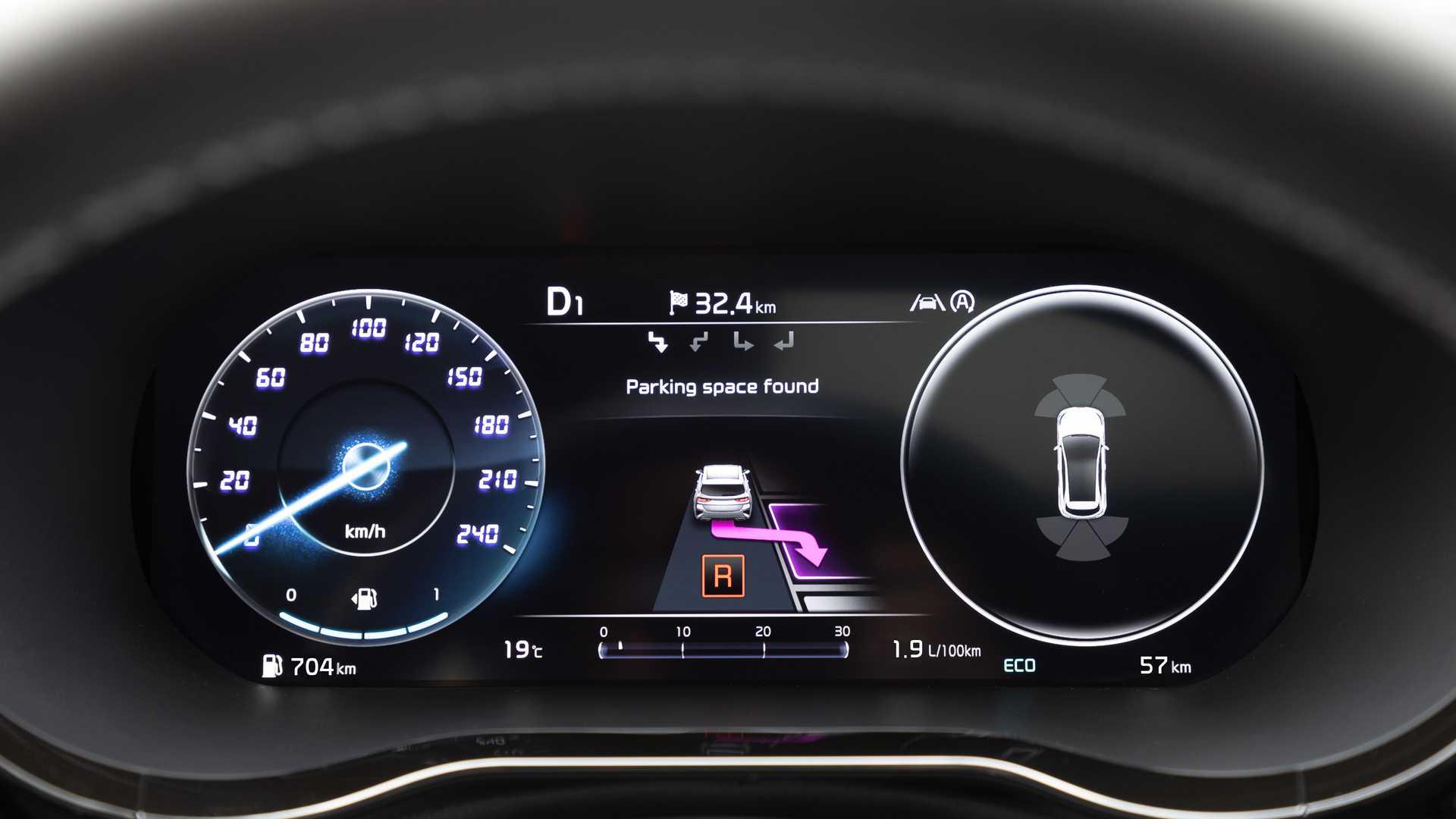 2022 Kia Ceed SW Digital Instrument Cluster Wallpapers (15)