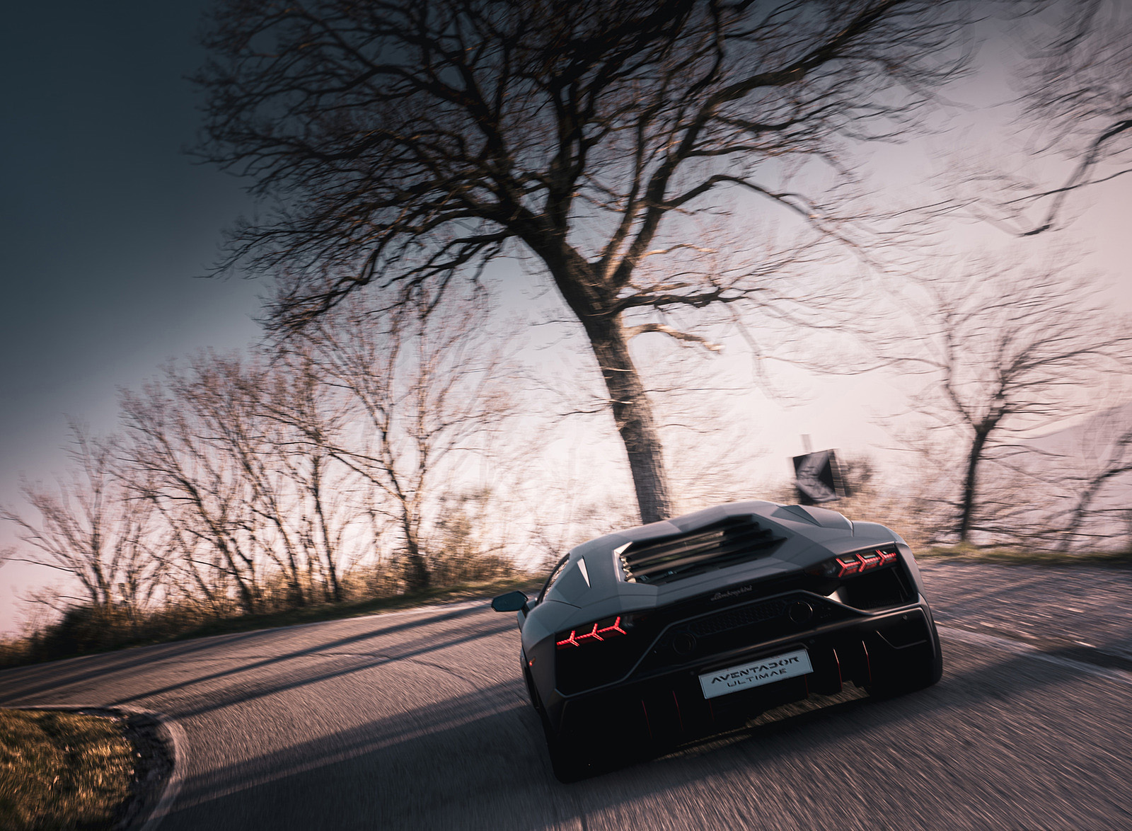 2022 Lamborghini Aventador LP 780-4 Ultimae Rear Wallpapers (14)