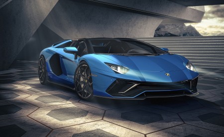 2022 Lamborghini Aventador LP 780-4 Ultimae Roadster Front Three-Quarter Wallpapers 450x275 (46)