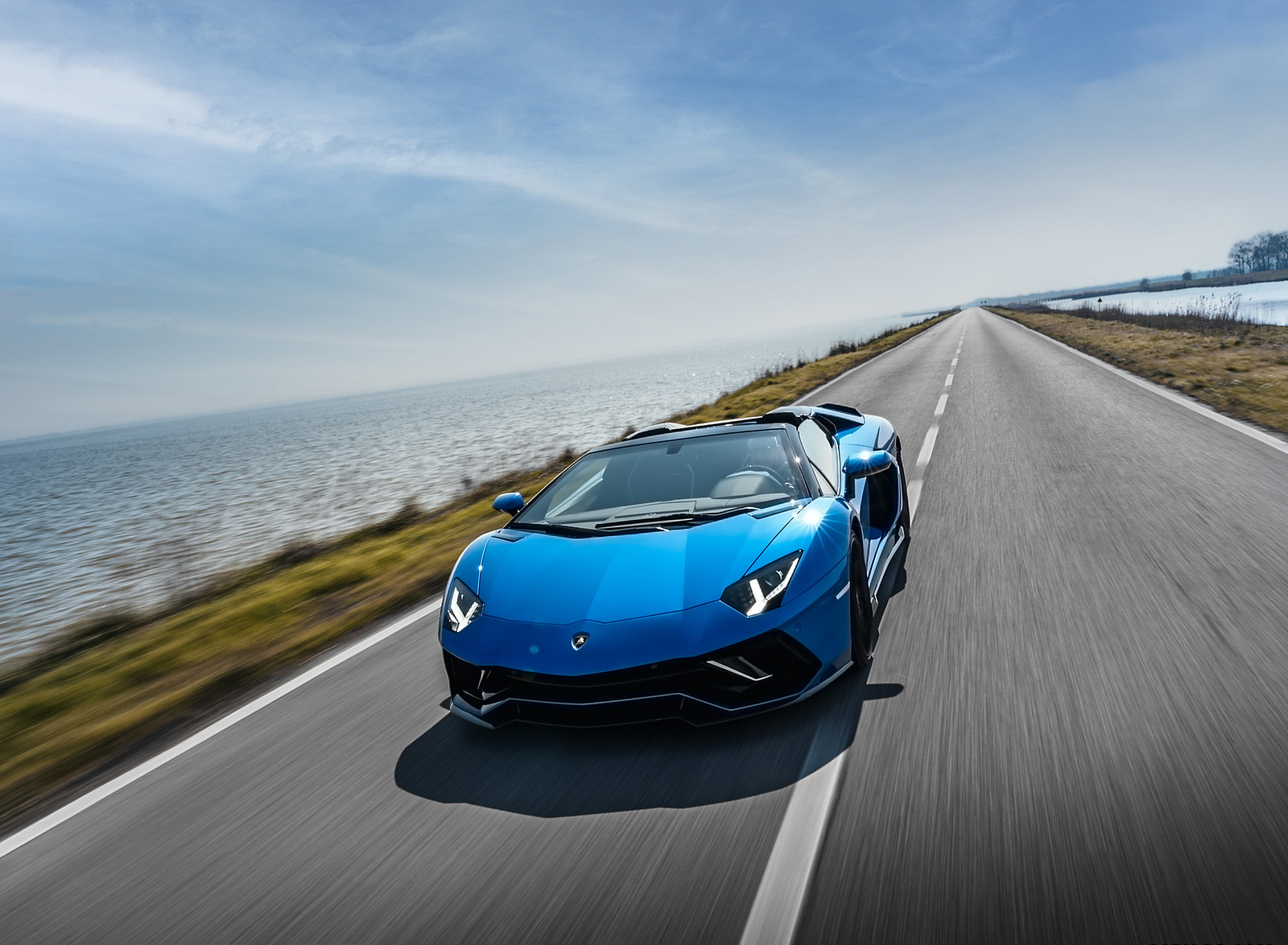 2022 Lamborghini Aventador LP 780-4 Ultimae Roadster Front Wallpapers (3)