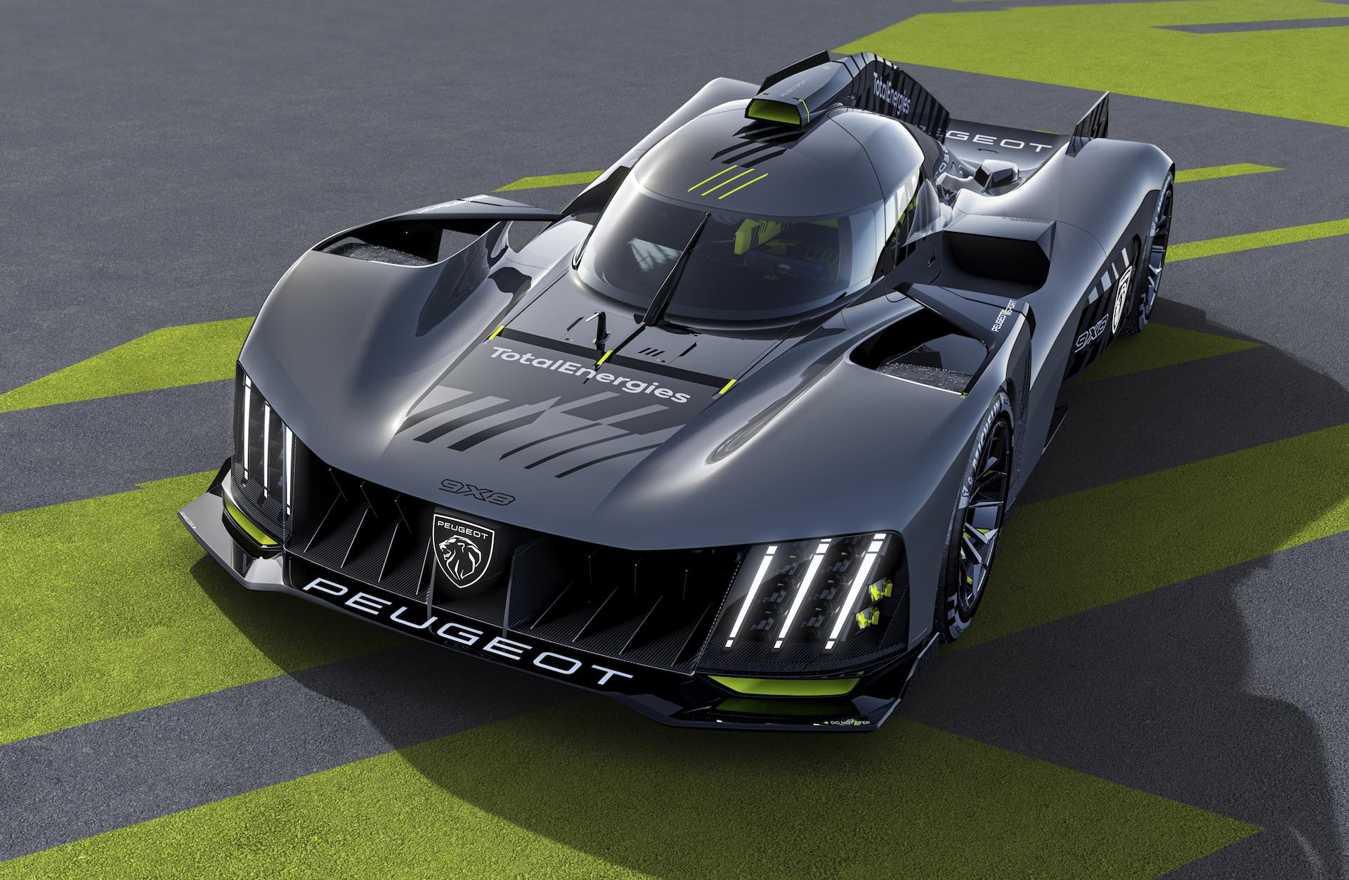 2022 Peugeot 9X8 Hypercar Front Three-Quarter Wallpapers (1)
