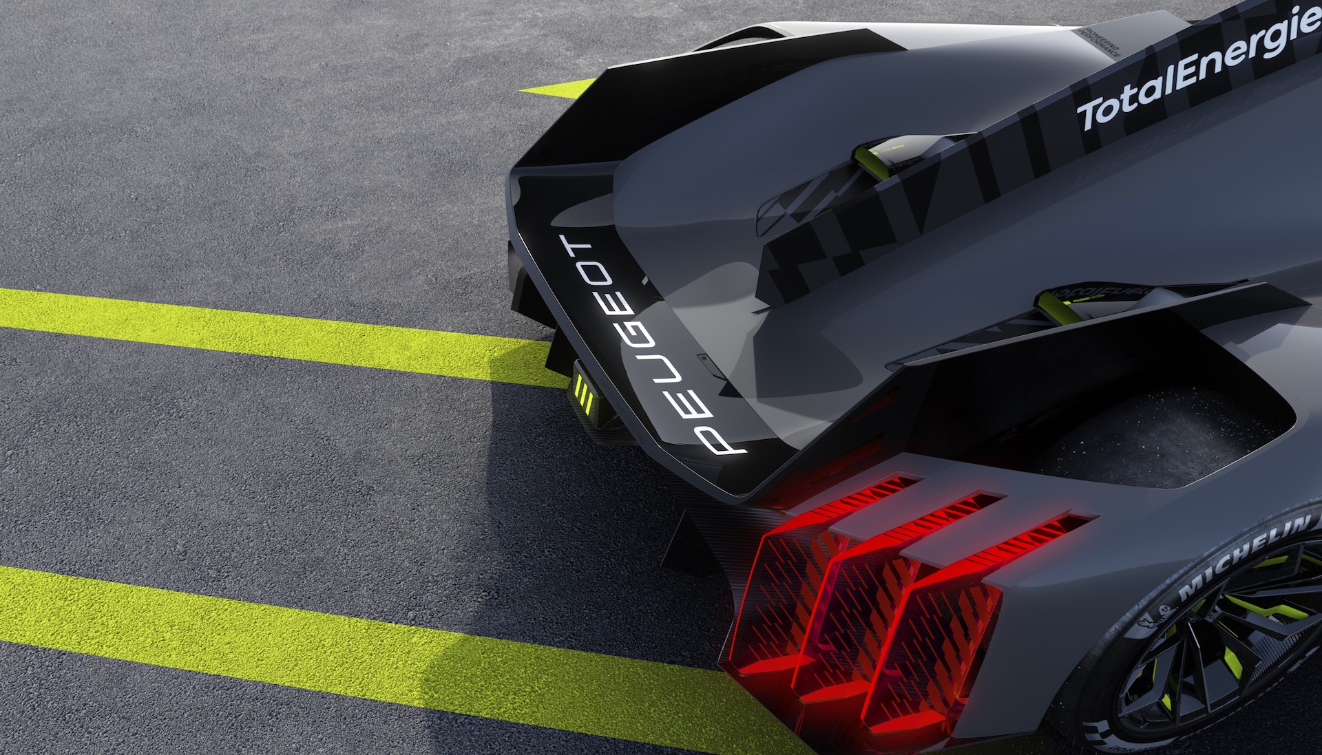 2022 Peugeot 9X8 Hypercar Tail Light Wallpapers (10)