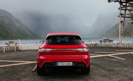 2022 Porsche Macan GTS (Color: Carmine Red) Rear Wallpapers 450x275 (78)